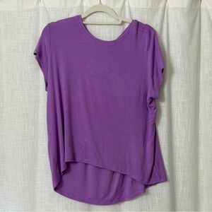 Athleta Purple Short Sleeve Tee